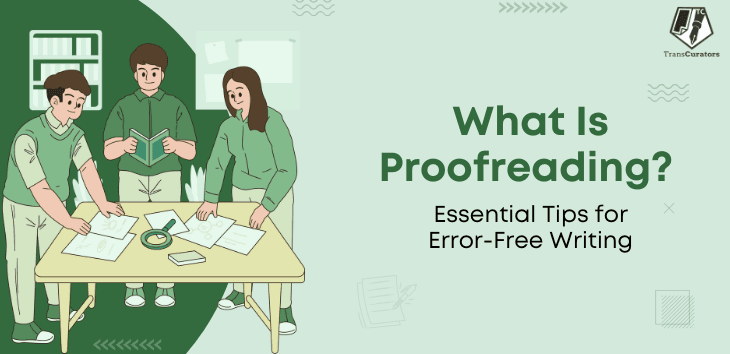 What is proof reading